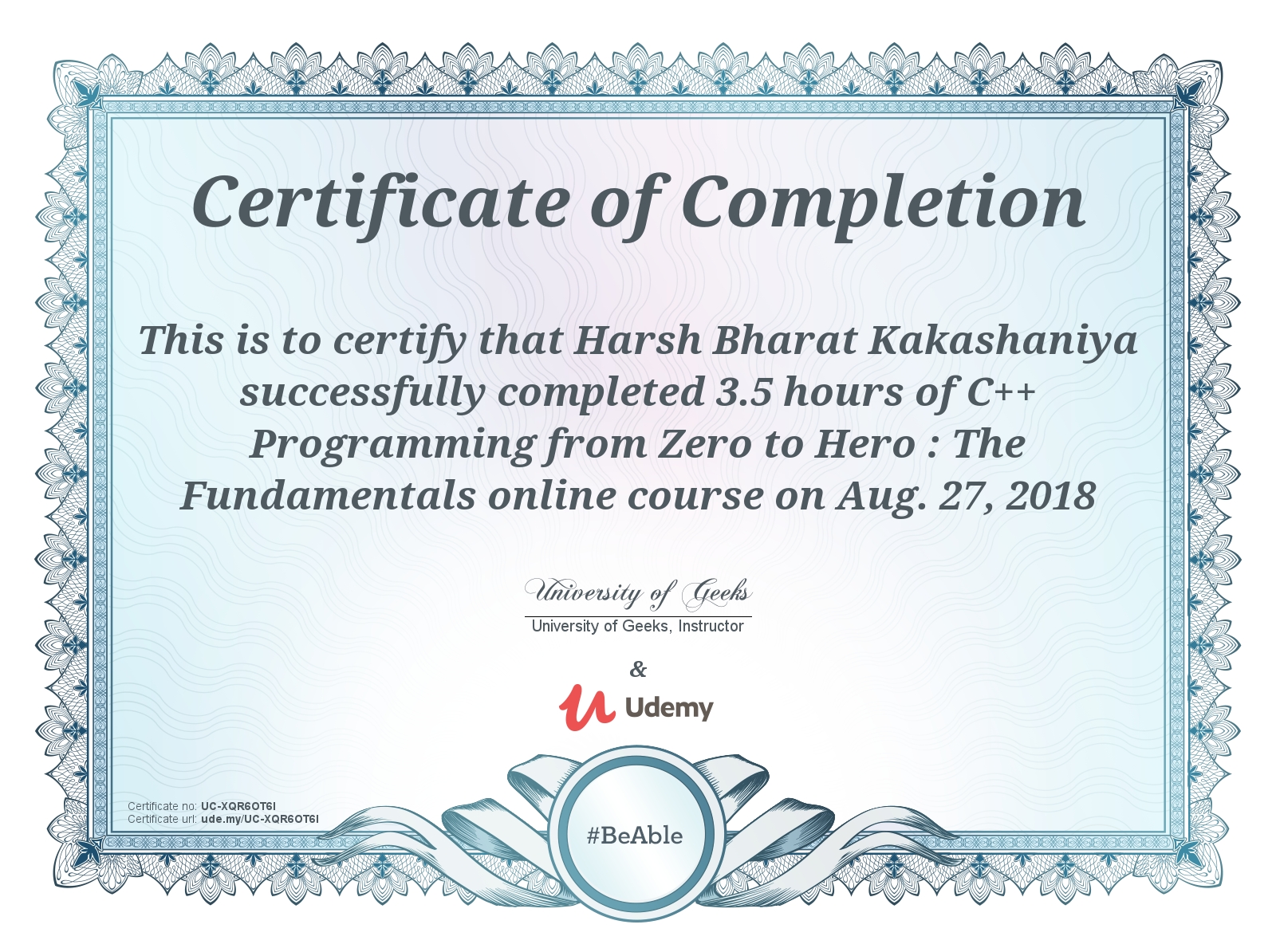 C++ Programming from Zero to Hero